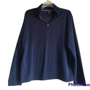 Starter Pull Over Fleece 1/4 Zip Collar Sweatshirt, Size Large NWOT